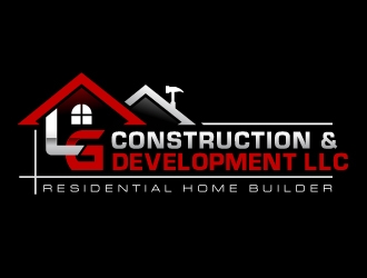 LG Construction & Development LLC logo design by dasigns