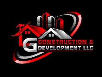 LG Construction & Development LLC logo design by dasigns