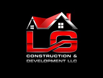 LG Construction & Development LLC logo design by 3Dlogos