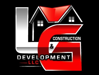 LG Construction & Development LLC logo design by Suvendu