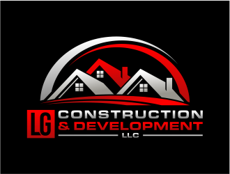 LG Construction & Development LLC logo design by cintoko