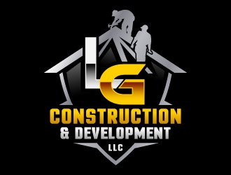 LG Construction & Development LLC logo design by Suvendu