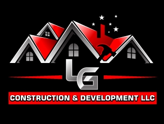 LG Construction & Development LLC logo design by design_brush