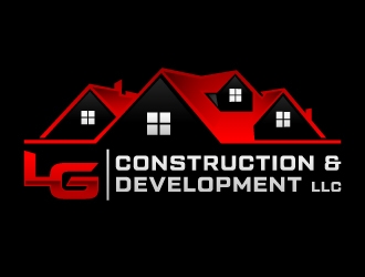 LG Construction & Development LLC logo design by akilis13