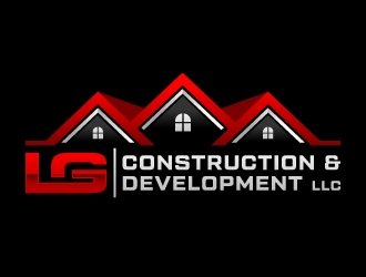 LG Construction & Development LLC logo design by akilis13