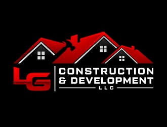 LG Construction & Development LLC logo design by akilis13