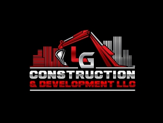 LG Construction & Development LLC logo design by Suvendu