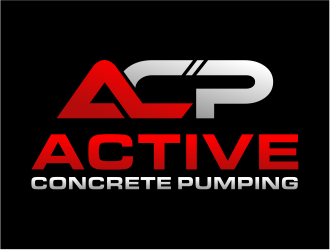 ACTIVE Concrete Pumping logo design by cintoko