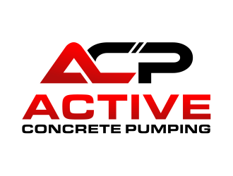 ACTIVE Concrete Pumping logo design by cintoko