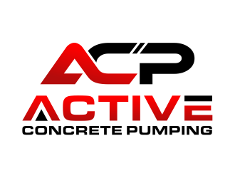 ACTIVE Concrete Pumping logo design by cintoko