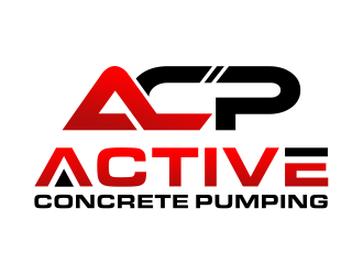 ACTIVE Concrete Pumping logo design by cintoko