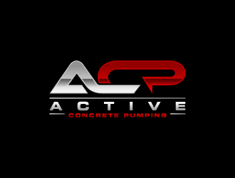 ACTIVE Concrete Pumping logo design by torresace