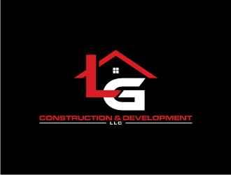 LG Construction & Development LLC logo design by blessings