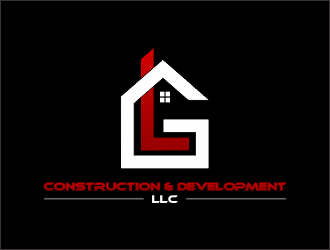 LG Construction & Development LLC logo design by anan