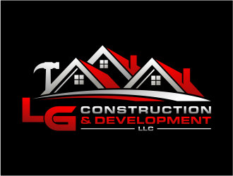 LG Construction & Development LLC logo design by cintoko