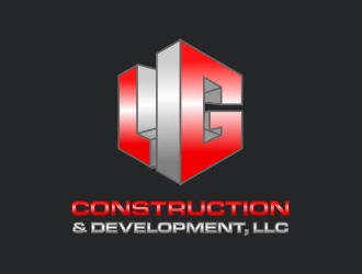 LG Construction & Development LLC logo design by item17