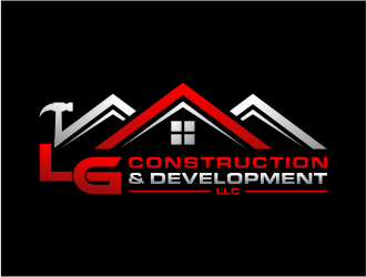 LG Construction & Development LLC logo design by cintoko