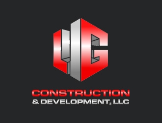 LG Construction & Development LLC logo design by item17