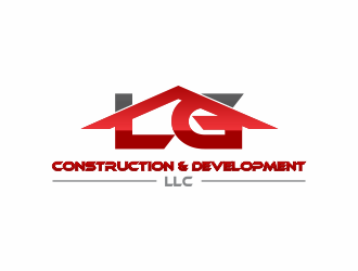 LG Construction & Development LLC logo design by anan