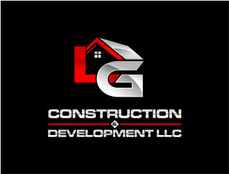 LG Construction & Development LLC logo design by mutafailan