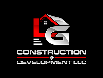 LG Construction & Development LLC logo design by mutafailan