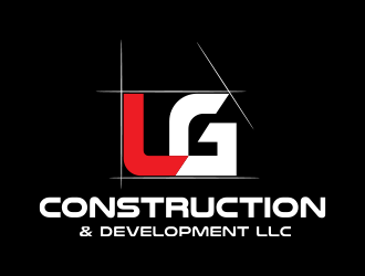 LG Construction & Development LLC logo design by vinve