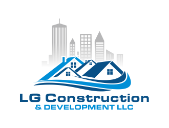 LG Construction & Development LLC logo design by Greenlight