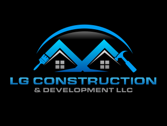 LG Construction & Development LLC logo design by Greenlight