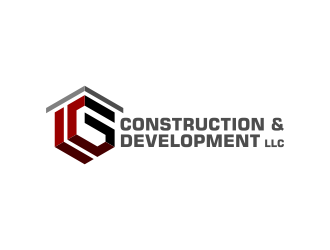 LG Construction & Development LLC logo design by pakNton