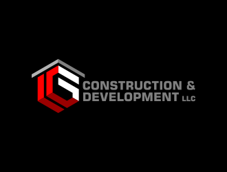 LG Construction & Development LLC logo design by pakNton