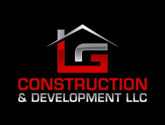 LG Construction & Development LLC logo design by jaize