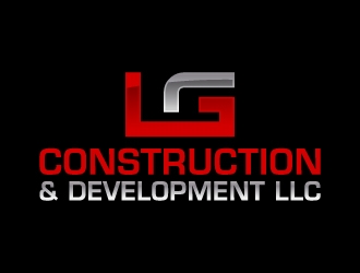 LG Construction & Development LLC logo design by jaize