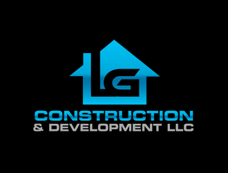 LG Construction & Development LLC logo design by kunejo