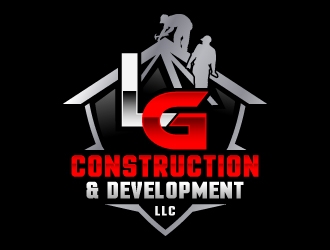 LG Construction & Development LLC logo design by Suvendu