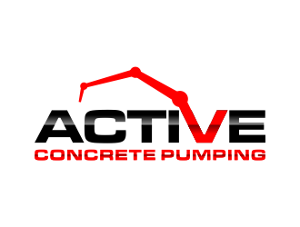 ACTIVE Concrete Pumping logo design by done