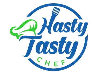 Hasty Tasty Chef logo design by MonkDesign