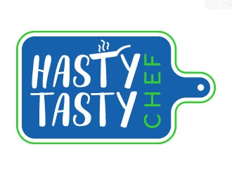 Hasty Tasty Chef logo design by MonkDesign