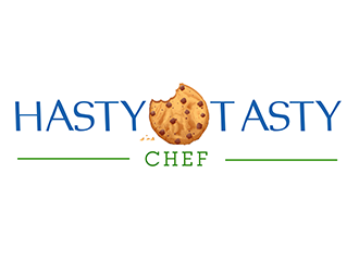 Hasty Tasty Chef logo design by 3Dlogos