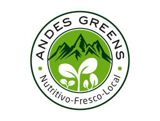 Company name: ANDES GREENS . Slogan: Nutritivo - Fresco - Local logo design by akilis13