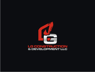 LG Construction & Development LLC logo design by roulez