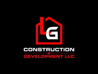 LG Construction & Development LLC logo design by akhi