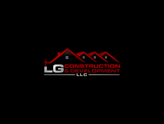 LG Construction & Development LLC logo design by Garmos