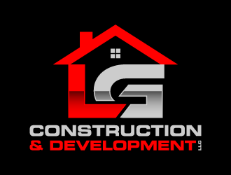 LG Construction & Development LLC logo design by denfransko