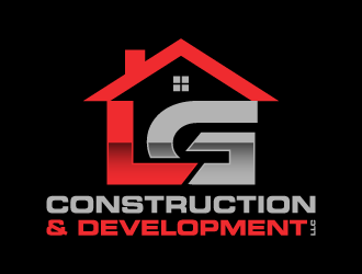 LG Construction & Development LLC logo design by denfransko