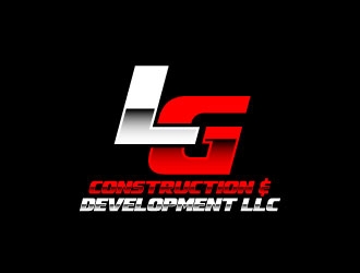 LG Construction & Development LLC logo design by daywalker