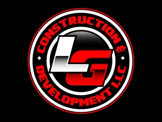 LG Construction & Development LLC logo design by daywalker