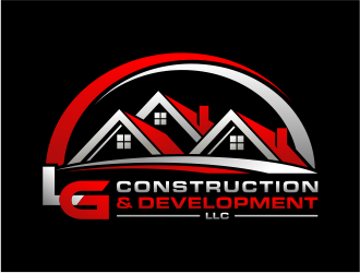 LG Construction & Development LLC logo design by cintoko