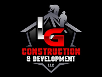 LG Construction & Development LLC logo design by Suvendu