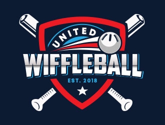 United Wiffleball logo design by Benok