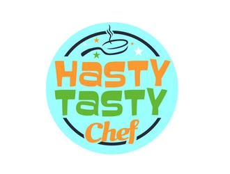 Hasty Tasty Chef logo design by DreamLogoDesign